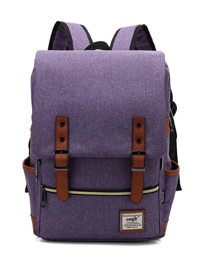 Vintage Rucksack 16 Zoll mit Lederschnallen