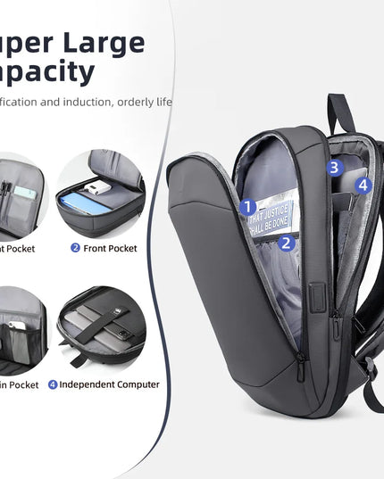 Business Rucksack 17 Zoll erweiterbar