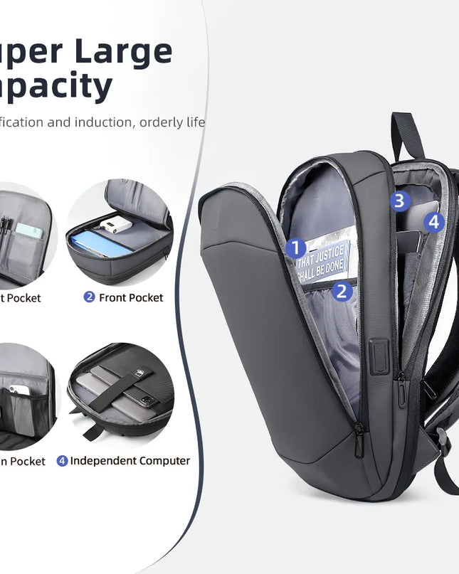 Business Rucksack 17 Zoll erweiterbar