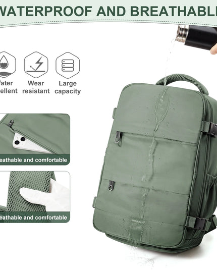 Reise-Rucksack 40x30x20 mit 180-Grad-Klappe