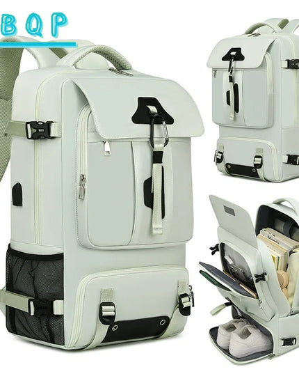 Moderner Daypack-Rucksack mint Schuhfach