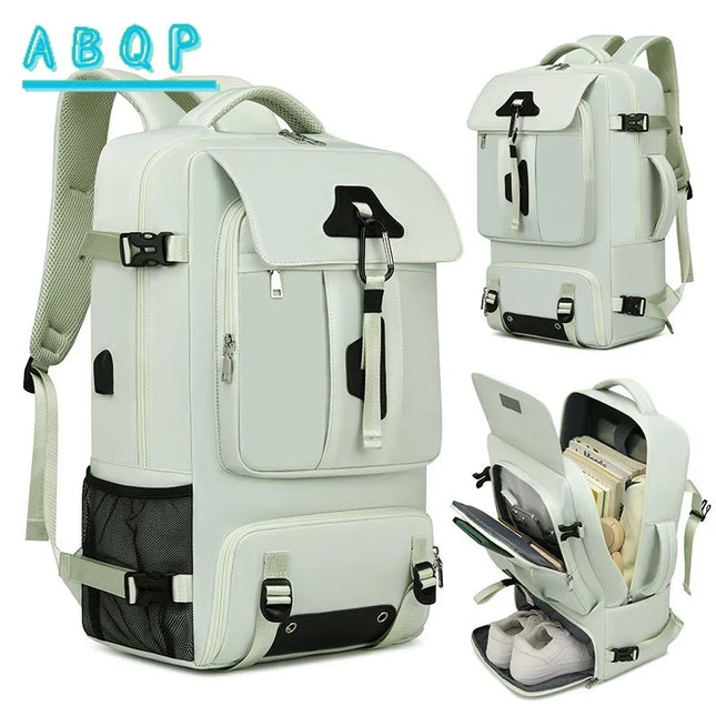 Moderner Daypack-Rucksack mint Schuhfach