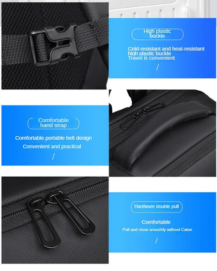 Erweiterbarer Business-Rucksack 17 Zoll