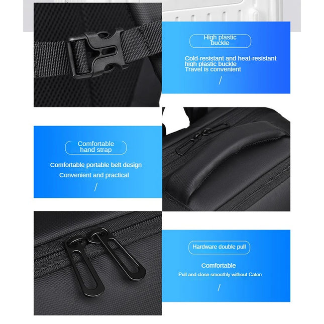 Erweiterbarer Business-Rucksack 17 Zoll