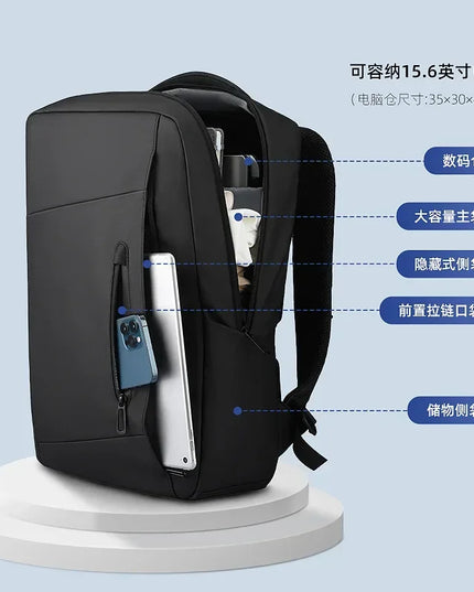 Hochwertig Rucksack schwarz 15.6 Zoll