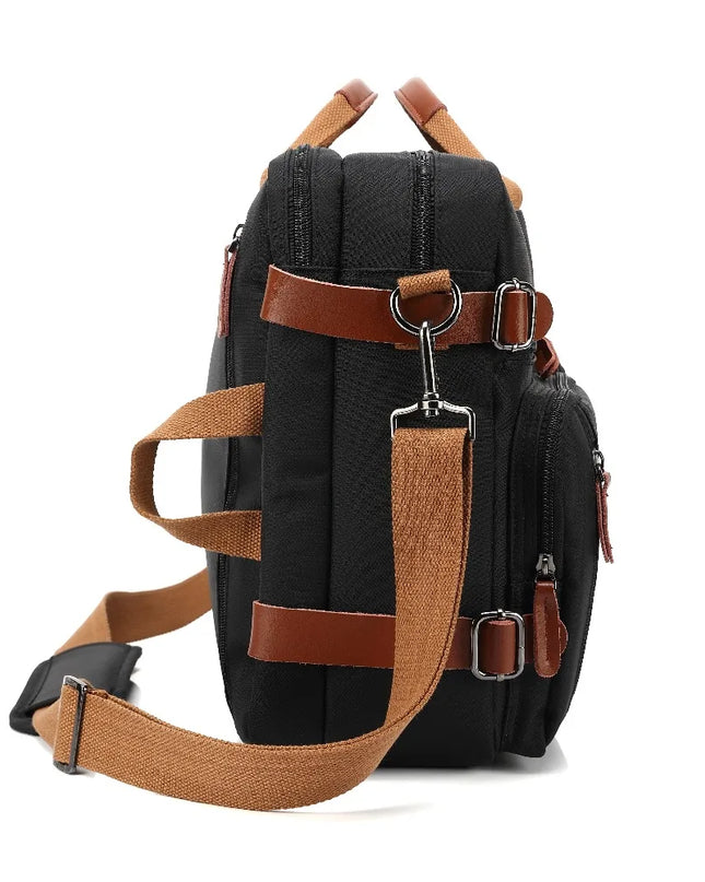 3-in-1 Rucksack Umhaengetasche 17 Zoll