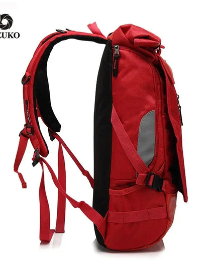 Sportlicher Rolltop-Rucksack farbig