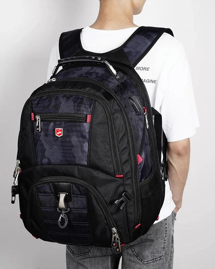 Swiss Camo-Rucksack 17 Zoll robust