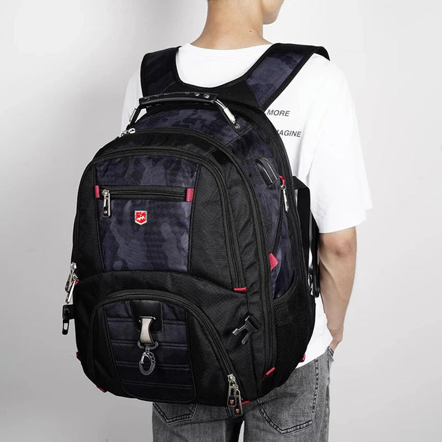 Swiss Camo-Rucksack 17 Zoll robust