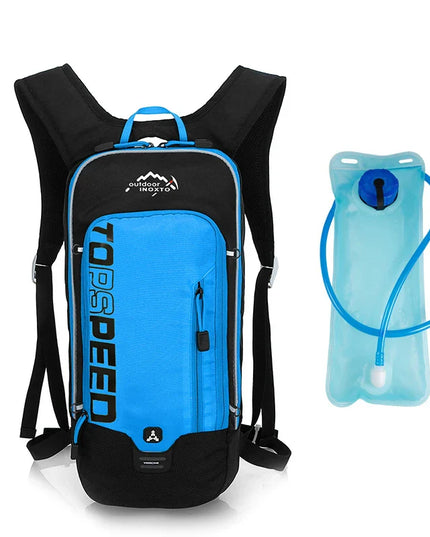 Outdoor-Rucksack neongruen Trinkblase