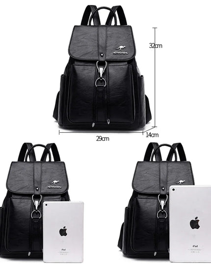 Eleganter Damen-Rucksack Muster mit Quaste