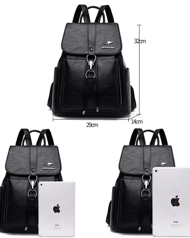 Eleganter Damen-Rucksack Muster mit Quaste