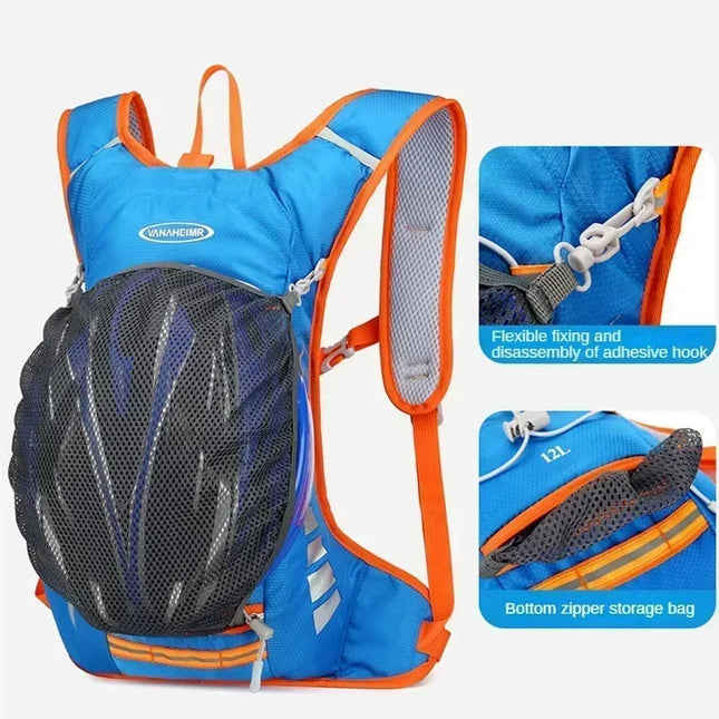 Fahrrad-Rucksack 20L Trinkblase Helmhalter