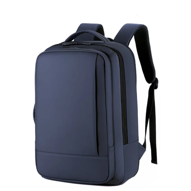 Flacher PU Business-Rucksack schlicht 15"
