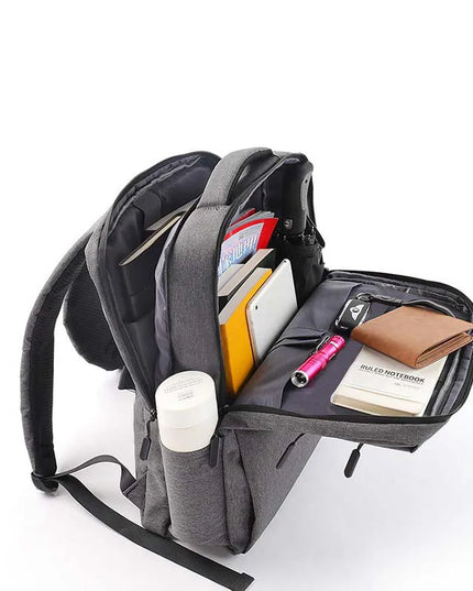 Minimalistischer Rucksack Herren grau