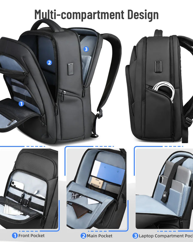Moderner Business-Rucksack 17 Zoll Herren
