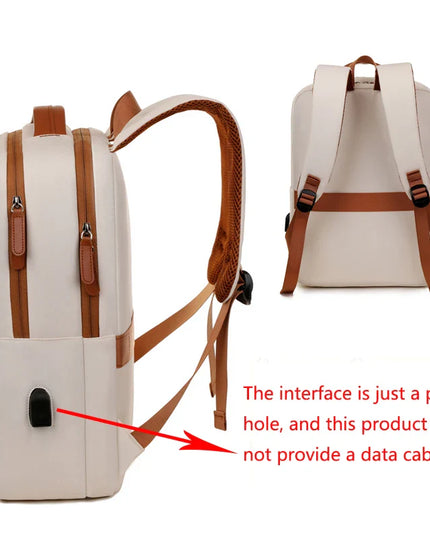 Eleganter Rucksack Damen mit USB-Port