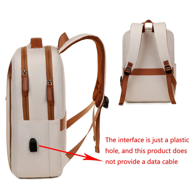 Eleganter Rucksack Damen mit USB-Port