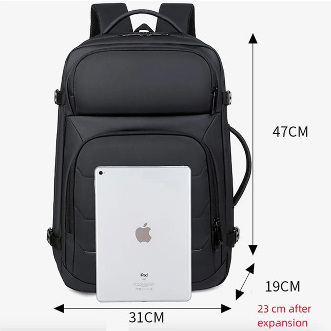 Erweiterbarer Rucksack 17 Zoll mit 4 Fächern