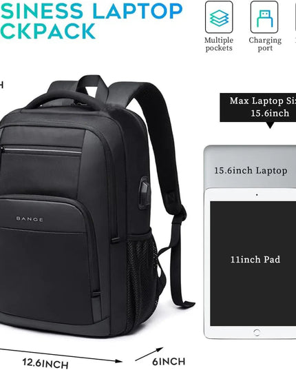 Laptop Rucksack Herren BANGE Leicht & Wasserdicht 15.6 Zoll