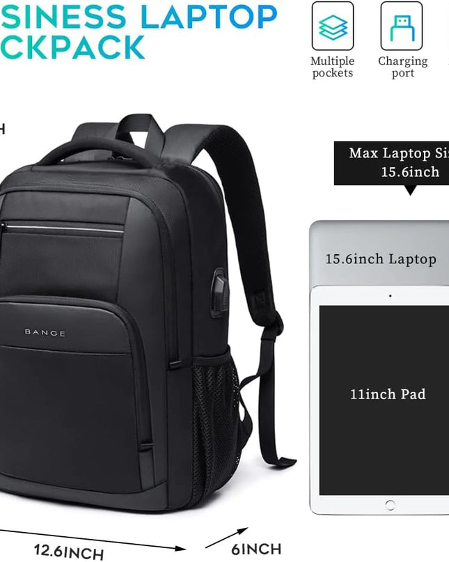 Laptop Rucksack Herren BANGE Leicht & Wasserdicht 15.6 Zoll