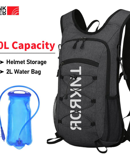 Fahrrad Tactical-Rucksack Trinkblase schwarz