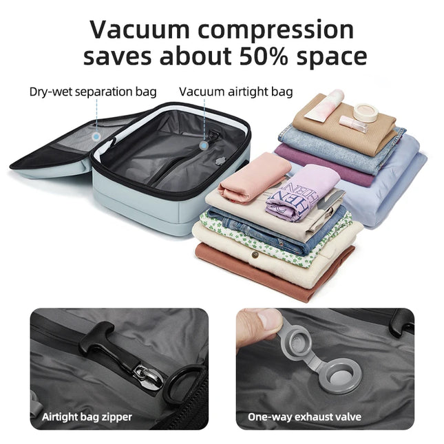 Reise-Rucksack 16 Zoll mit Vakuumfach
