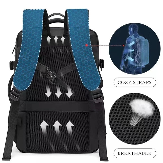 Erweiterbarer Rucksack 17.3 Zoll 45L