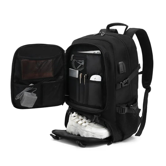 Grosser Rucksack Schuhfach und Organizer