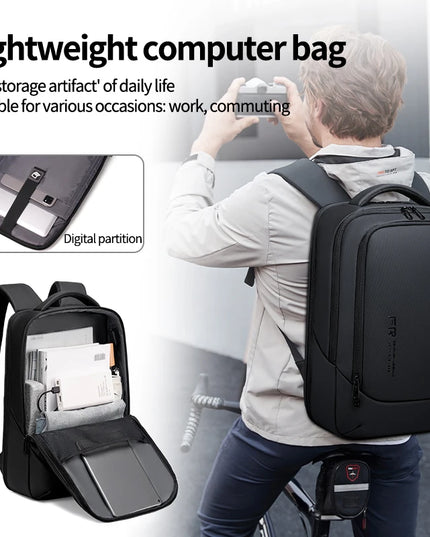 Laptop Rucksack: FENRUIEN erweiterbar für 16 Zoll Notebooks