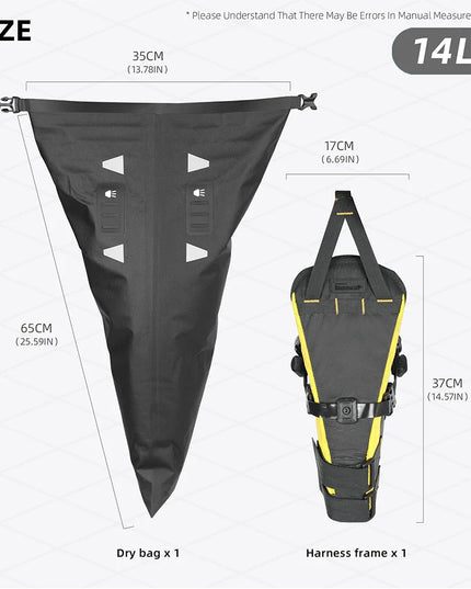 Wasserdichter Pendler-Rucksack Reflektoren