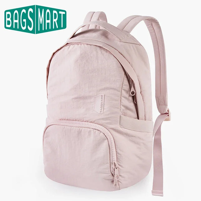Kleiner Damen-Rucksack 13 Zoll rosa leicht