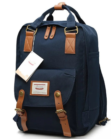 Vintage Rucksack zweifarbig 14 Zoll Canvas