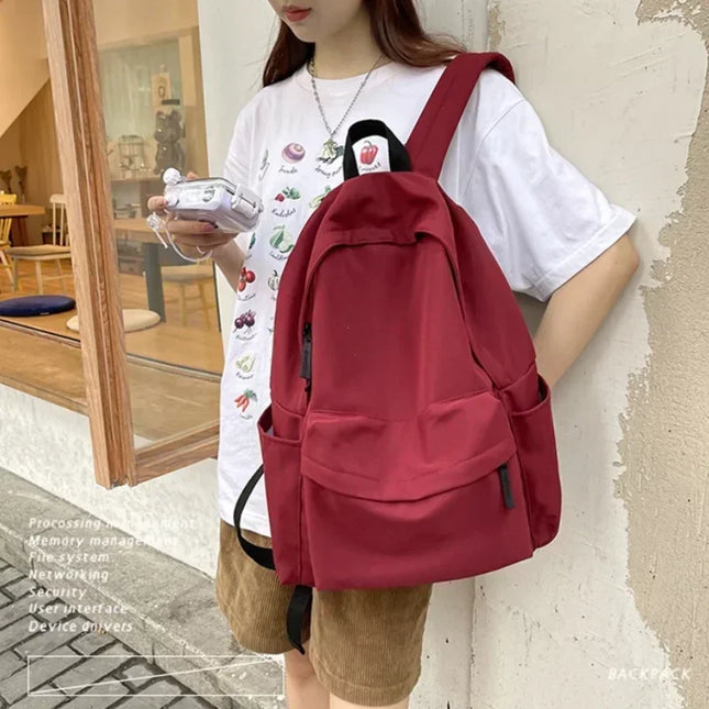 Leichter Nylon-Rucksack wasserdicht farbig