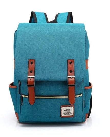Vintage Rucksack 16 Zoll mit Lederschnallen