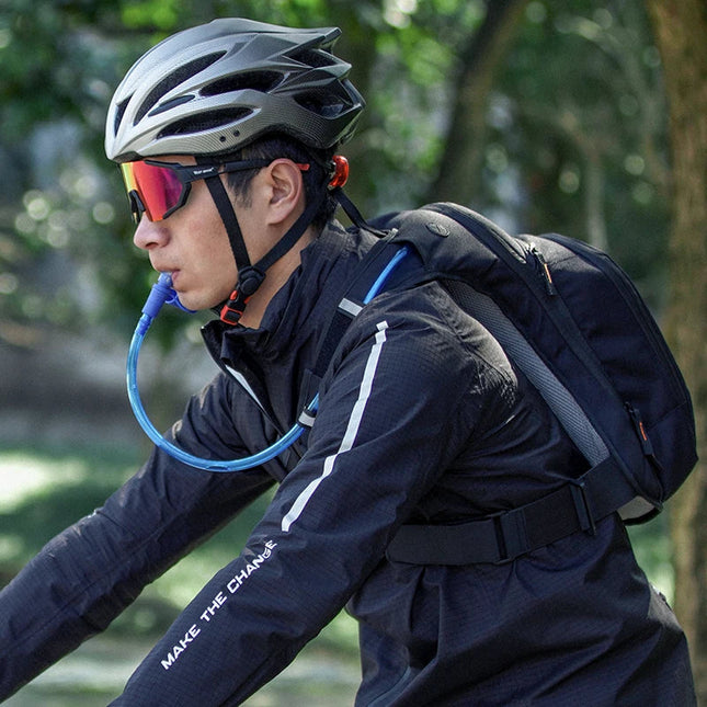 Kompakter Fahrrad-Rucksack 10L Trinkblase