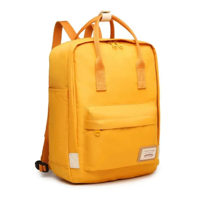 Tote-Style Rucksack gelb pink DE-Lager