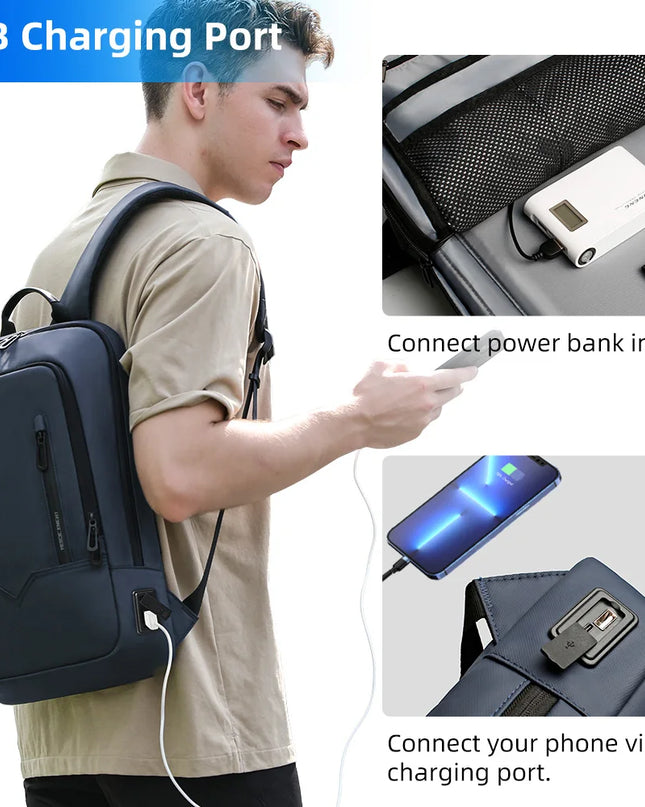 Slim Business Rucksack 15.6 Zoll USB