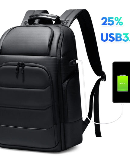 Laptop Rucksack: FENRUIEN Wasserdichter 16 Zoll Rucksack mit USB