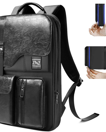 Laptop Rucksack 15.6 Zoll – Slim & Erweiterbar, Business & Reise