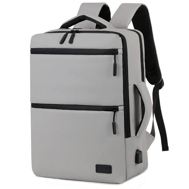 Mintgruener Business-Rucksack stossfest USB