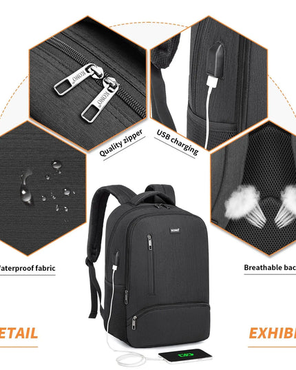 KONO Business-Rucksack DE-Lager meliert