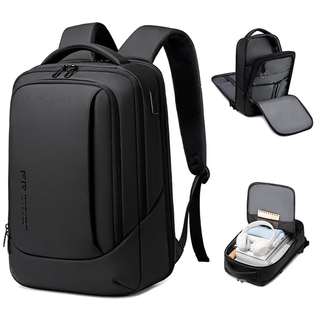 Laptop Rucksack: FENRUIEN erweiterbar für 16 Zoll Notebooks