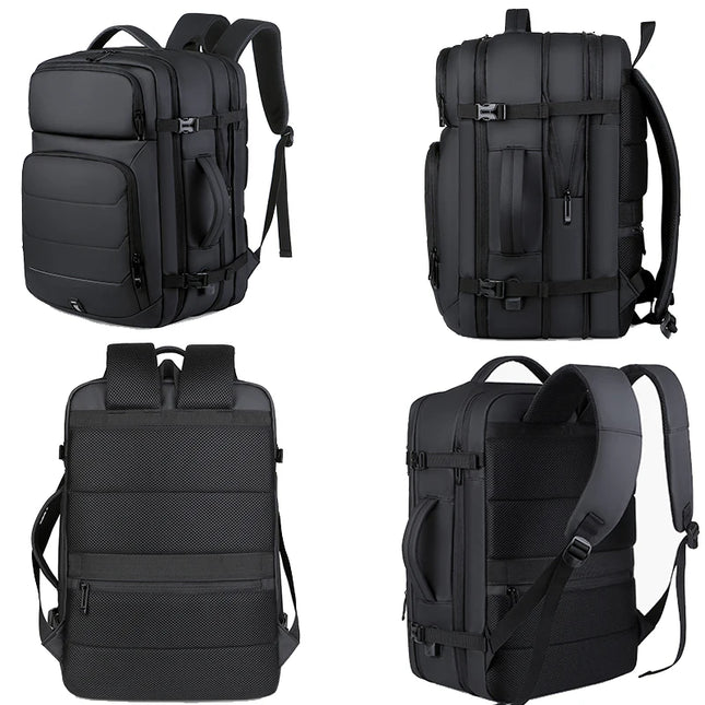 Erweiterbarer Rucksack 17 Zoll mit 4 Fächern