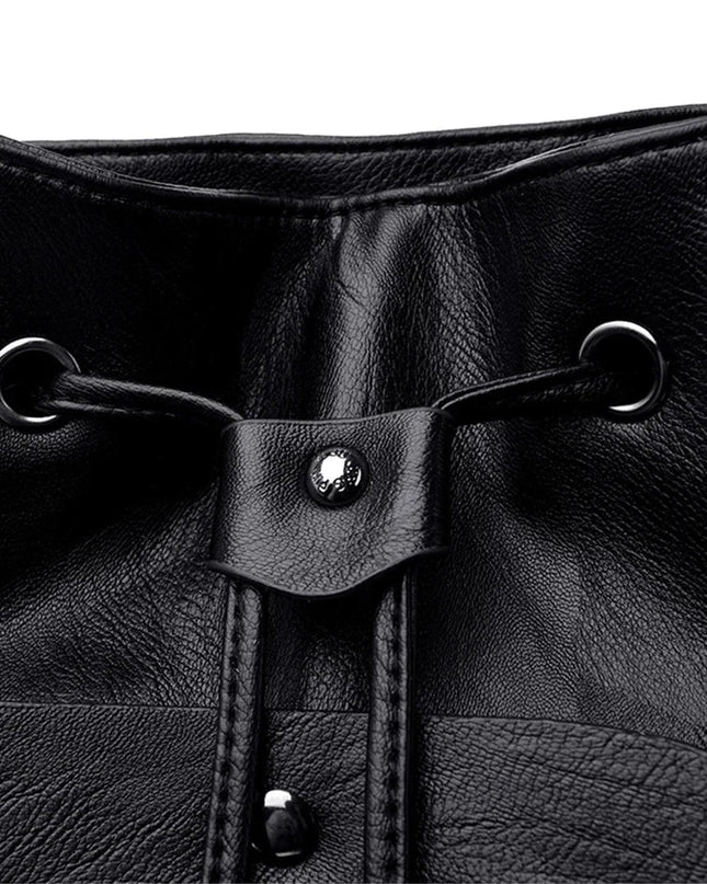 Eleganter Damen-Rucksack Muster mit Quaste