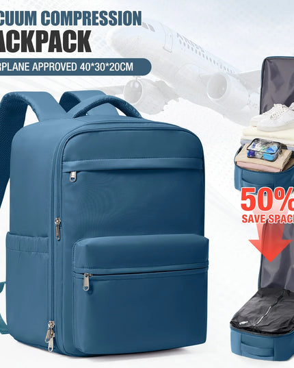 Reise-Rucksack mit Vakuum-Kompression