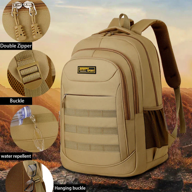 Tactical Rucksack khaki Outdoor wasserdicht