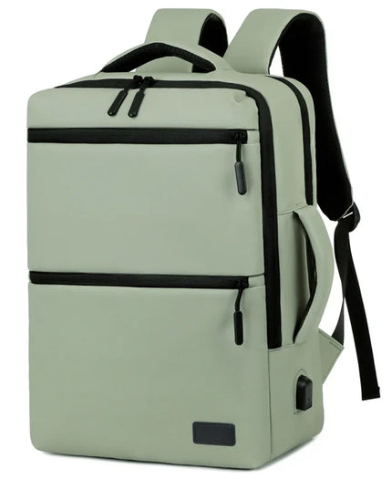 Mintgruener Business-Rucksack stossfest USB