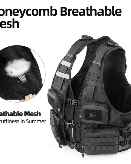 Fahrrad-Weste Rucksack MOLLE tactical