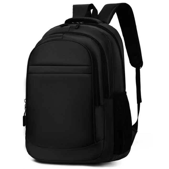 Klassischer Rucksack 15 Zoll schwarz